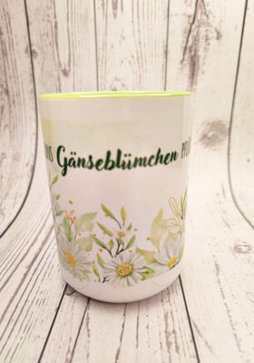 deinen Kaffee oder Tee aus dieser süßen Tasse – Watercolorzeichnung – von Super-Mug.