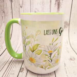 Tasse “Lass uns Gänseblümchen pflücken”