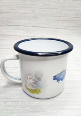 Eine Emailletasse für alle Bärenfans! Diese Emailletasse von Super-Mug ist ein süßes Geschenk für alle