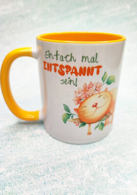 Eine Tasse für alle Katzenliebhaber! Diese Tasse ist ein süßes Geschenk für alle