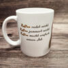 Tasse "Kaffee redet nicht"