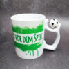 Tasse mit Fußball "Nach dem Spiel" – Bild 3