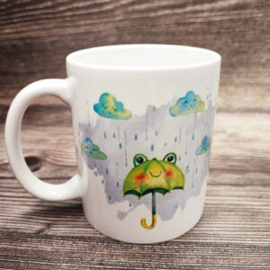 Tasse "Wer den Regenbogen sehen will"