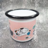 Emailletasse Katzen-Sticker – Bild 3