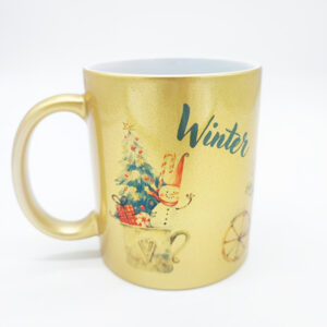Tasse "Winter Freuden" in Gold