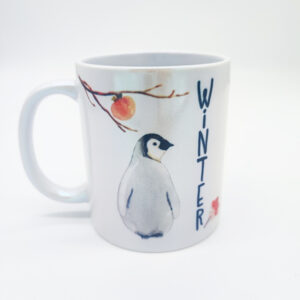 Tasse "Winterpause" in perlmutt