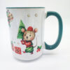 Tasse Mäuseweihnacht in grün – Bild 3